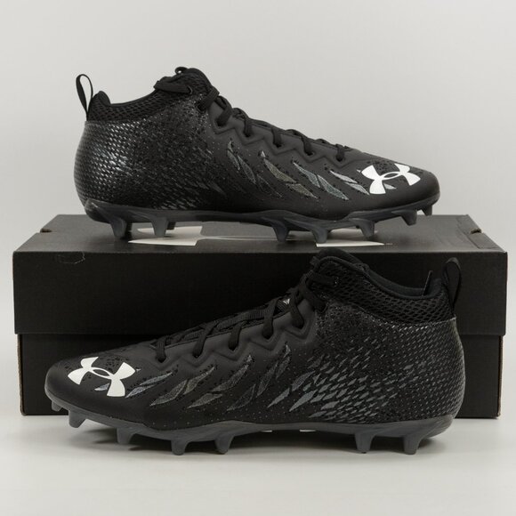 Under Armour Spotlight Select Mid MC 'Haptic Print Black' 3022667-001 size 12.5 - Picture 8 of 9